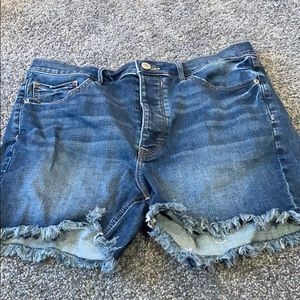 Express jean shorts